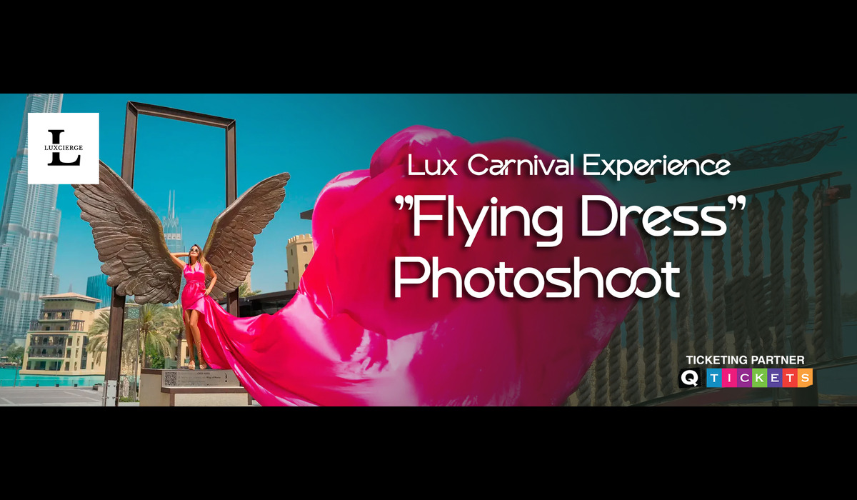 Unforgettable Lux Carnival Flying Dress Photoshoot Experience
